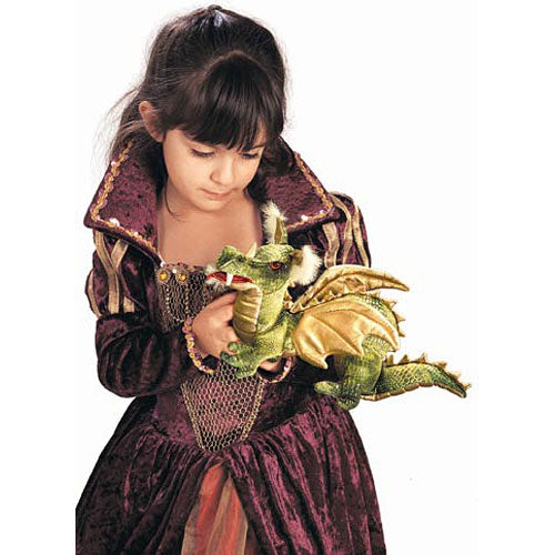 Green Dragon Hand Puppet