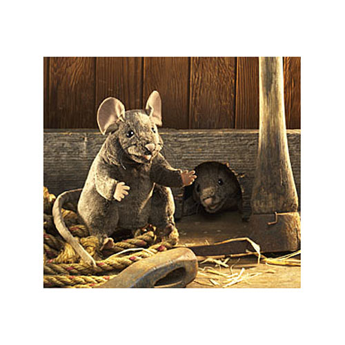 Brown Mouse Puppet