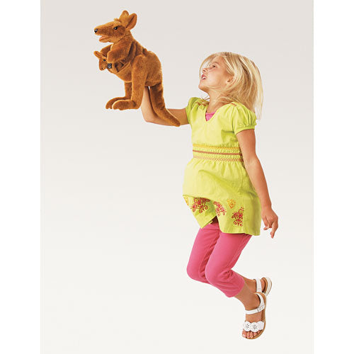 Kangaroo with Joey Hand Puppet