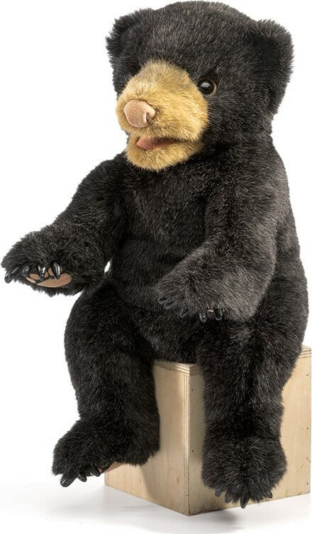 Bear, Black Cub Hand Puppet