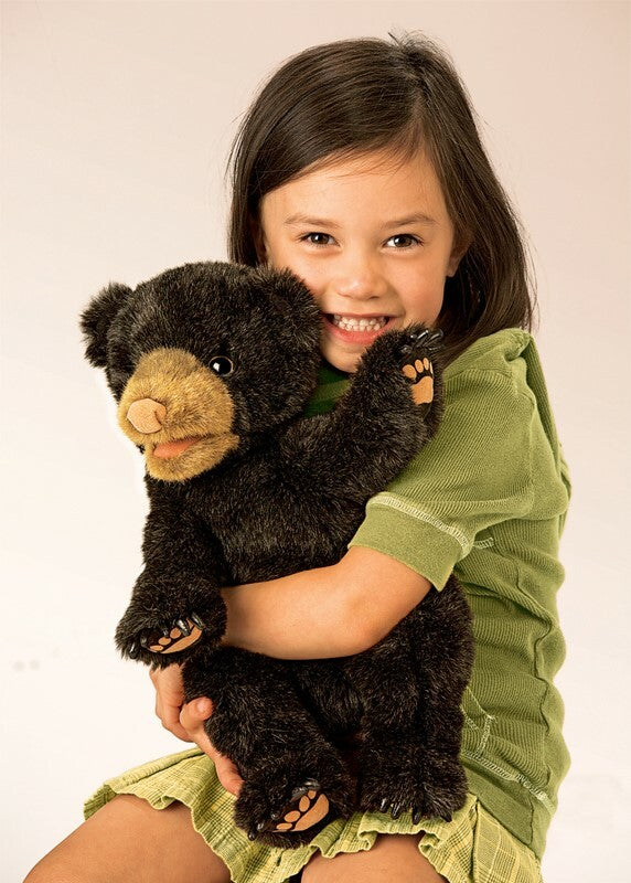 Bear, Black Cub Hand Puppet