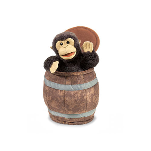 Monkey in Barrel Puppet