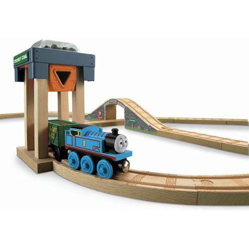 Fisher-Price Thomas the Train Wooden Railway Coal Hopper Figure 8 Set