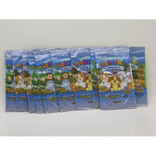 Webkinz Trading Cards-10 packs(Series 1)