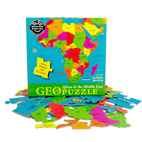 Geopuzzle Africa & the Middle East 65 pieces