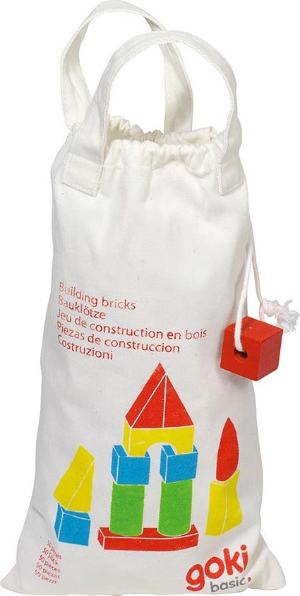Building Blocks - Goki Essential, 50 Pieces