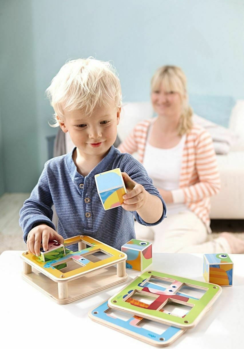 Cubes Puzzle Garden Animals