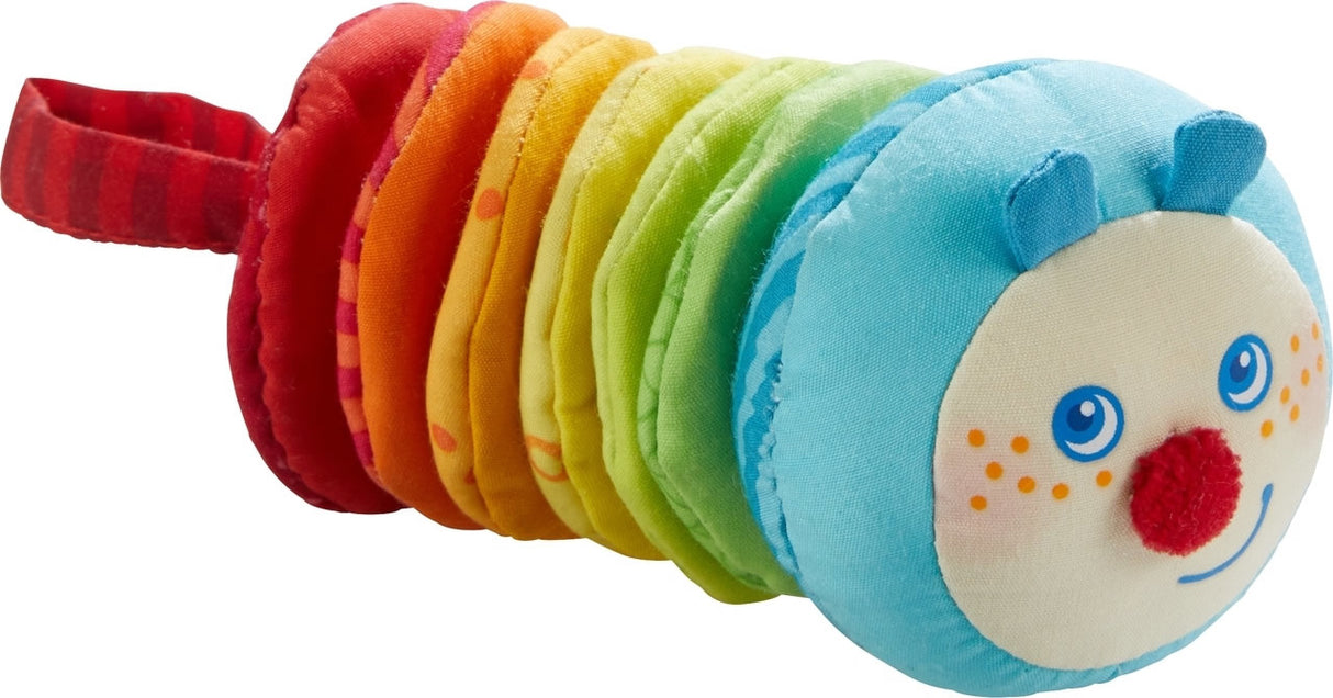 Caterpillar Mina vibrating soft pull toy