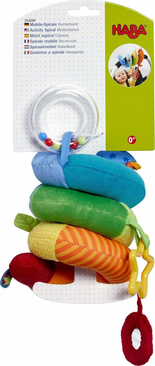 Rainbow Activity Spiral Stroller Toy