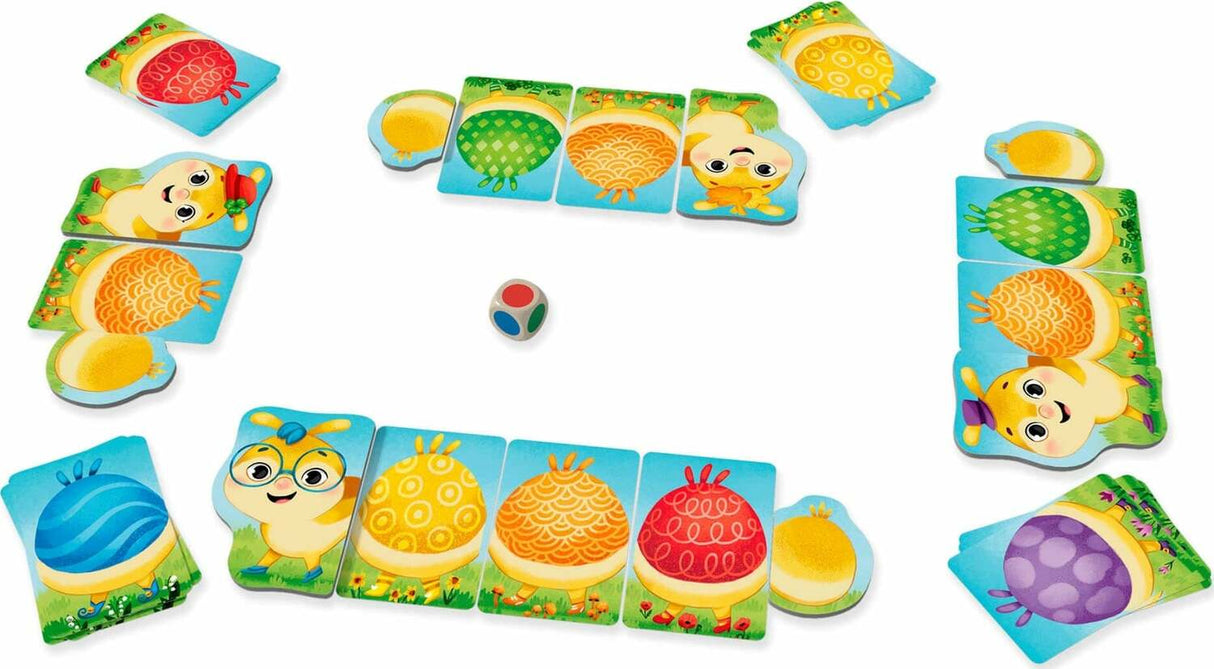 Rainbow Caterpillar Arranging Game