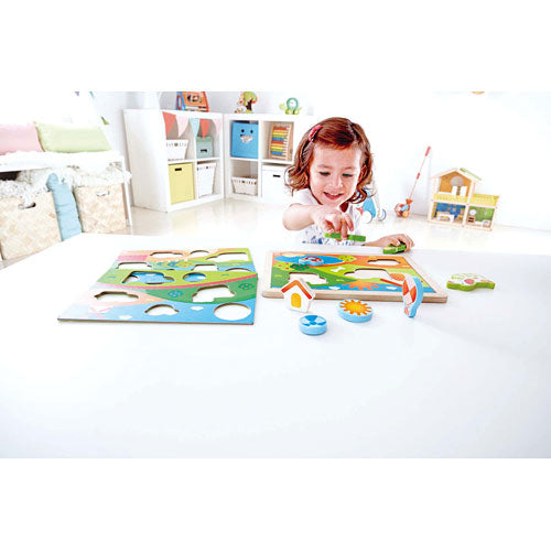 Sunny Valley Puzzle 3in1