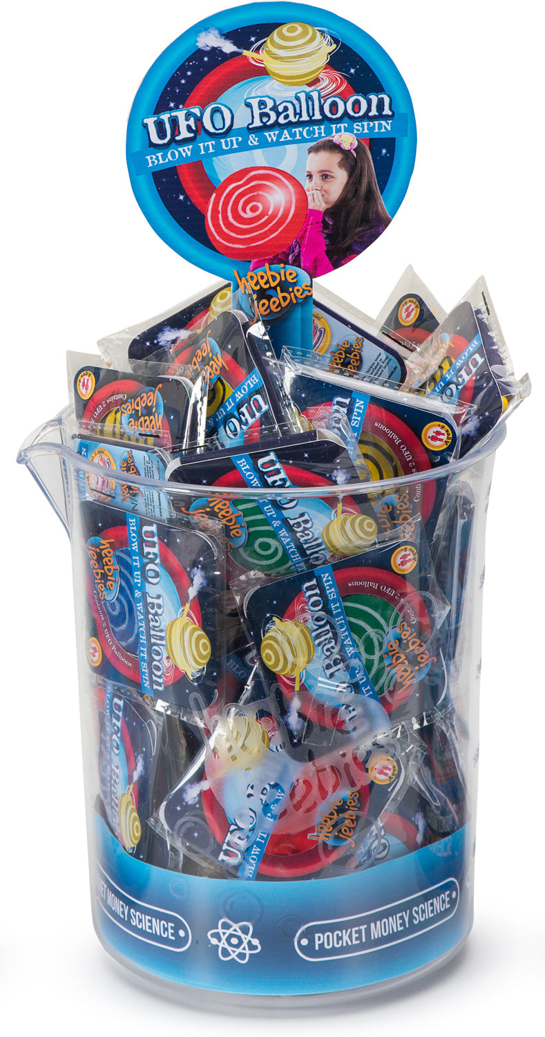 UFO Balloon in beaker