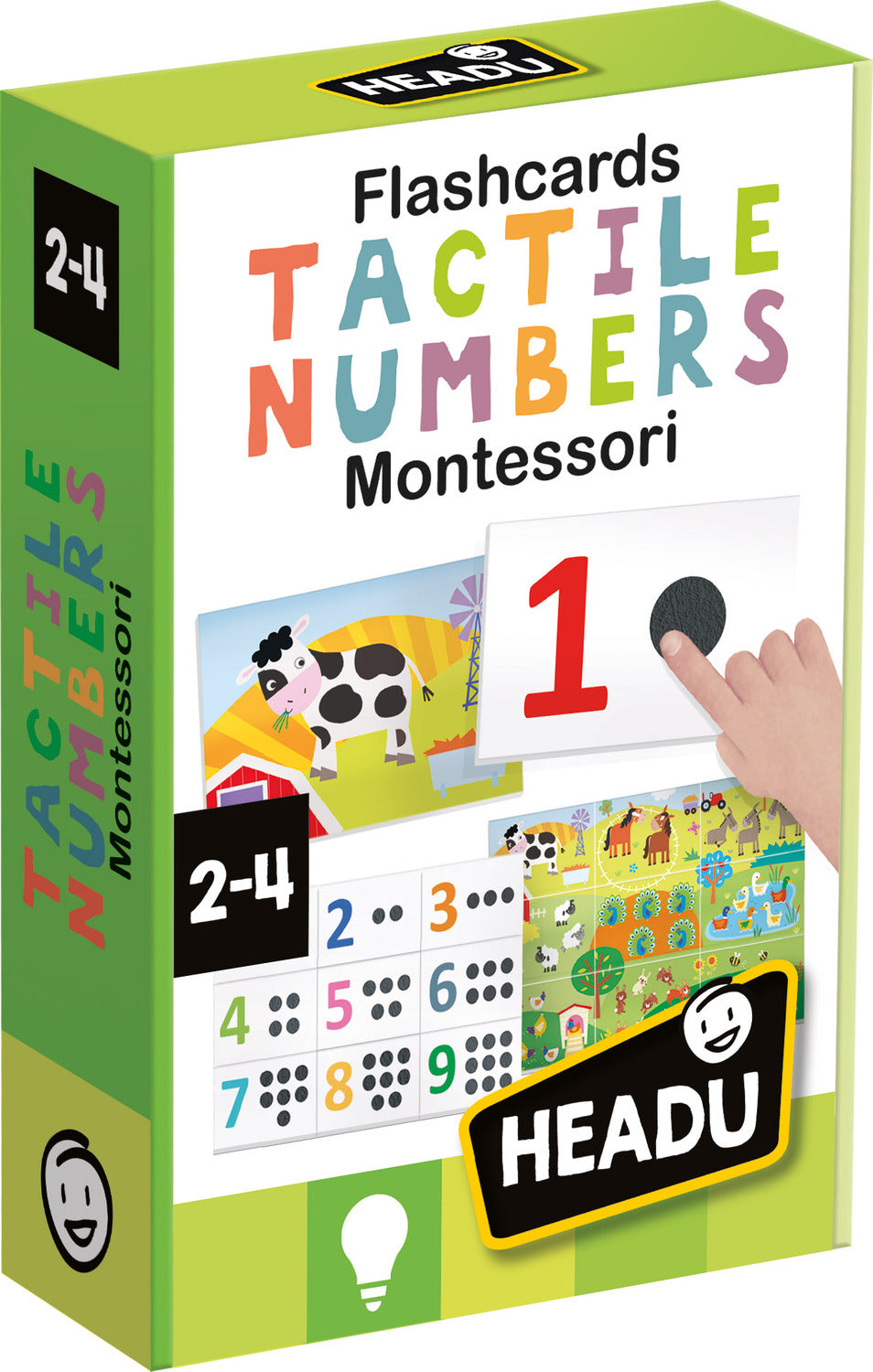 Flashcards Tactile Numbers Montessori