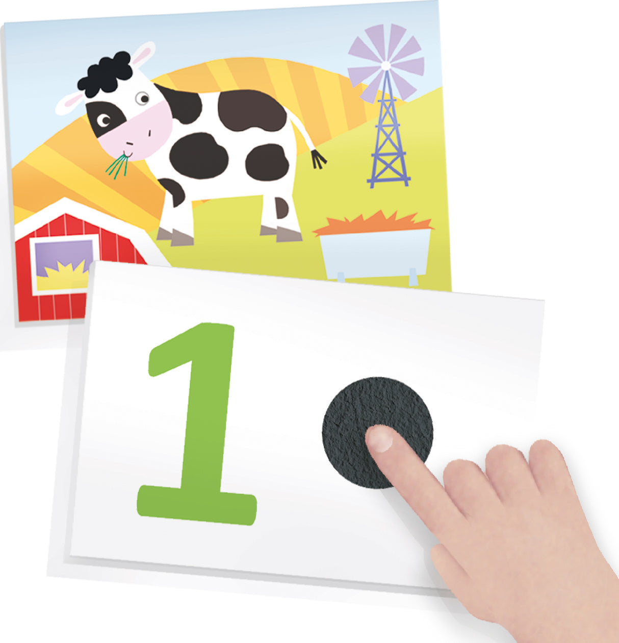 Flashcards Tactile Numbers Montessori