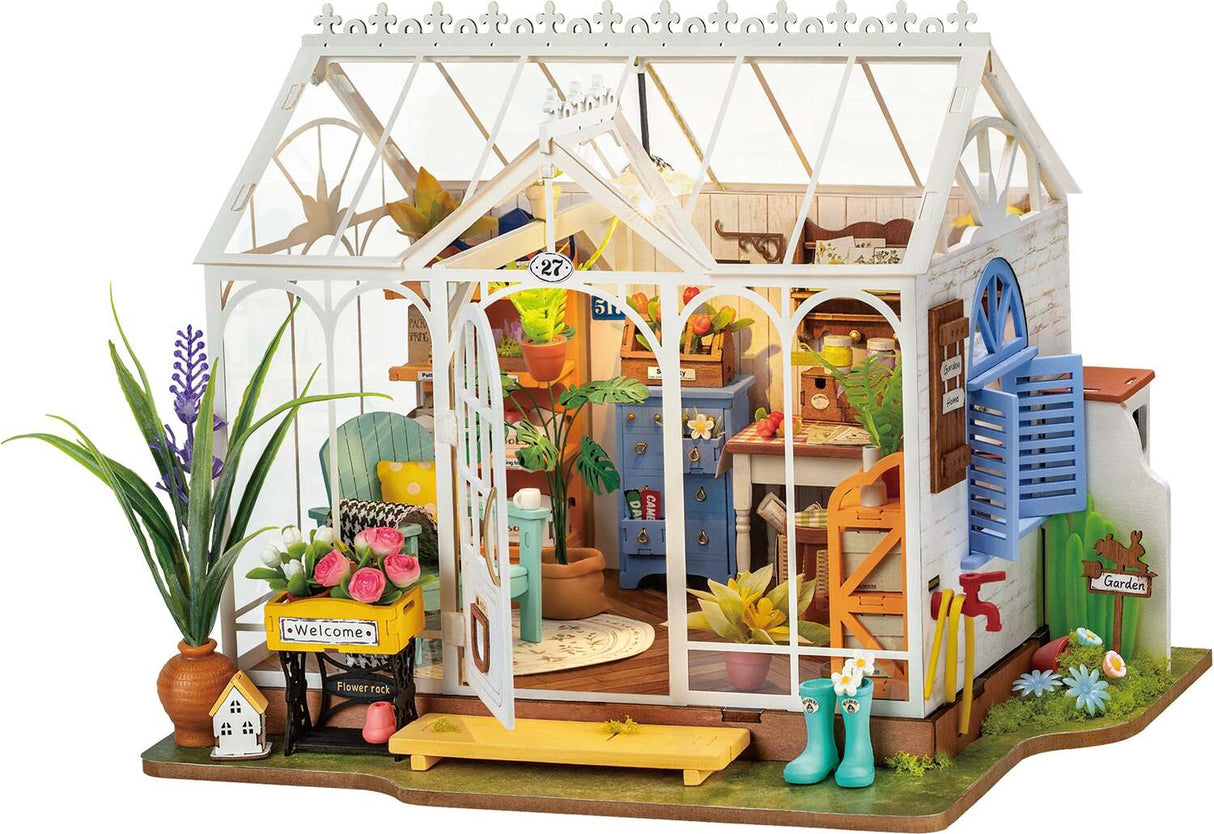 DIY Miniature House Kit: Dreamy Garden House