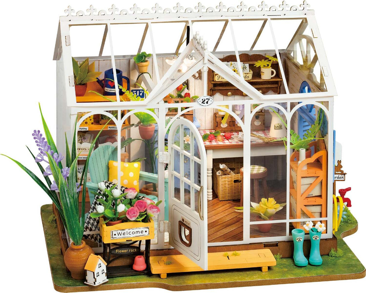 DIY Miniature House Kit: Dreamy Garden House