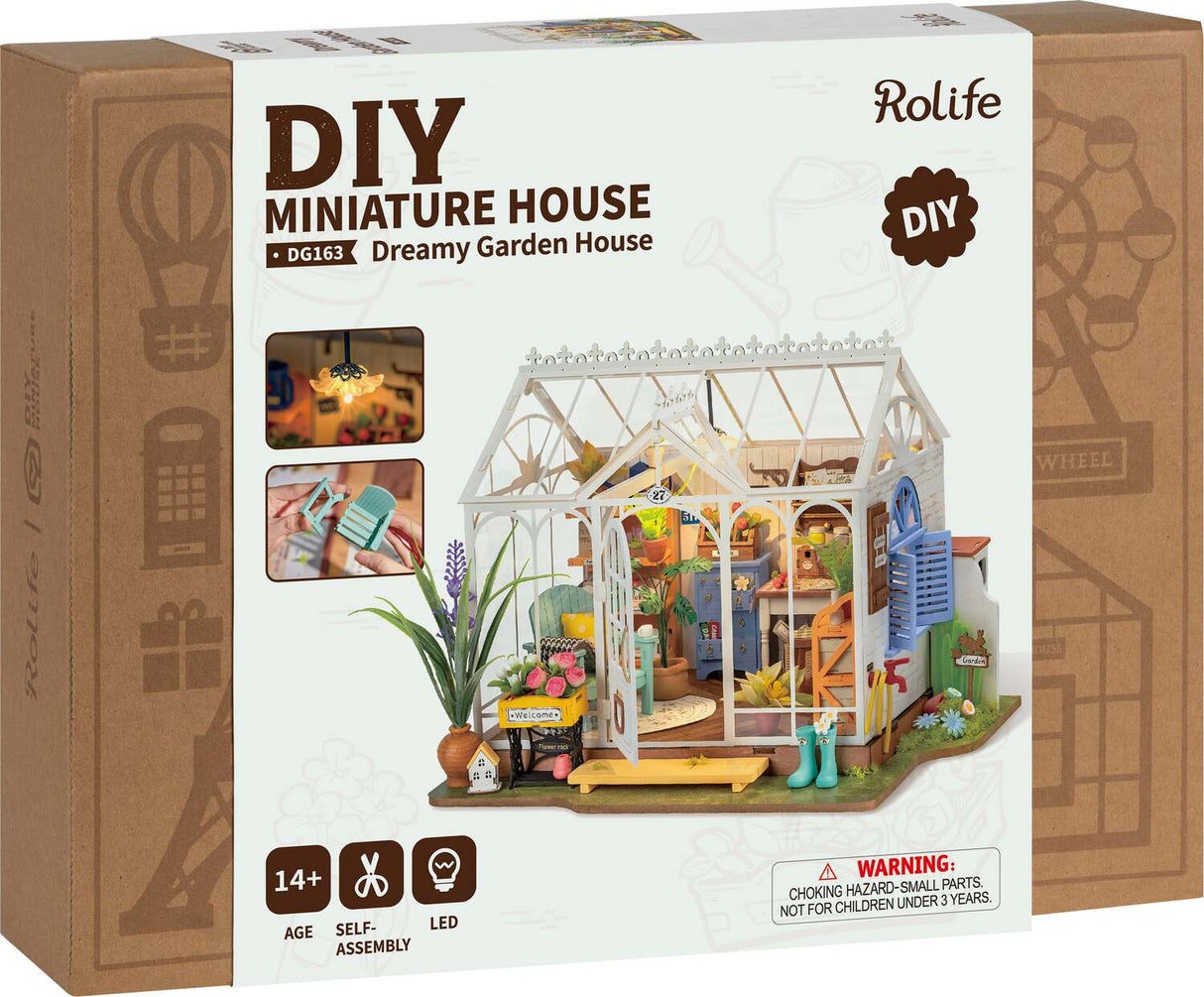 DIY Miniature House Kit: Dreamy Garden House