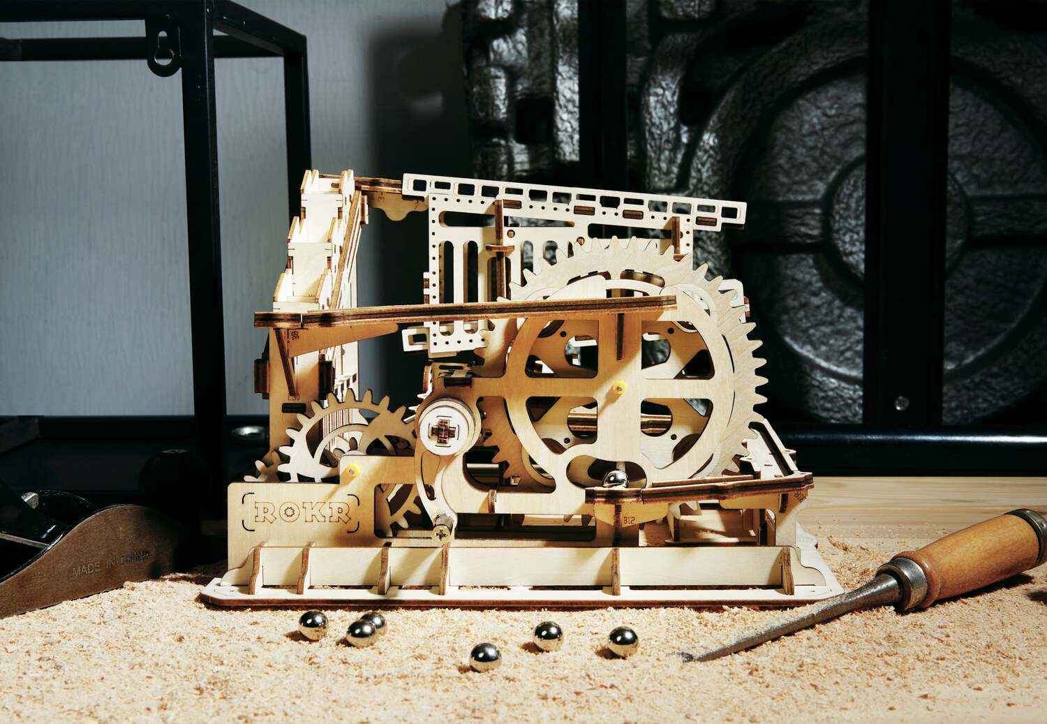 3D Wooden Puzzle Marble Run - Marble Squad