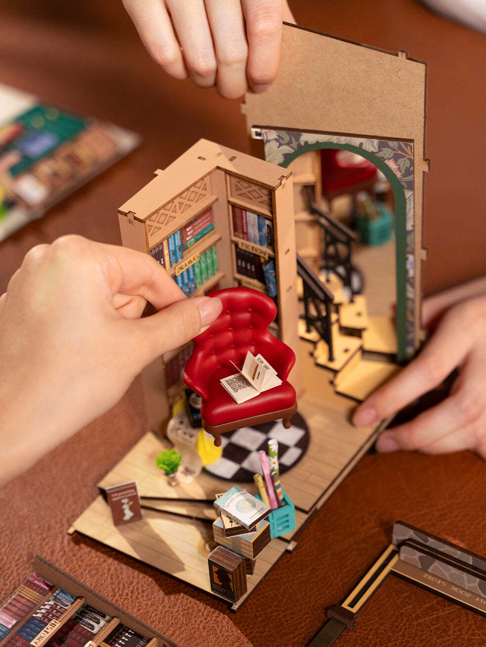 DIY Miniature House Kit: Shakespeare Bookstore