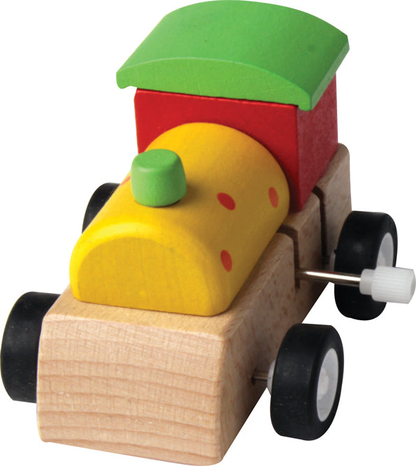 House of Marbles Wooden Clockwork Train