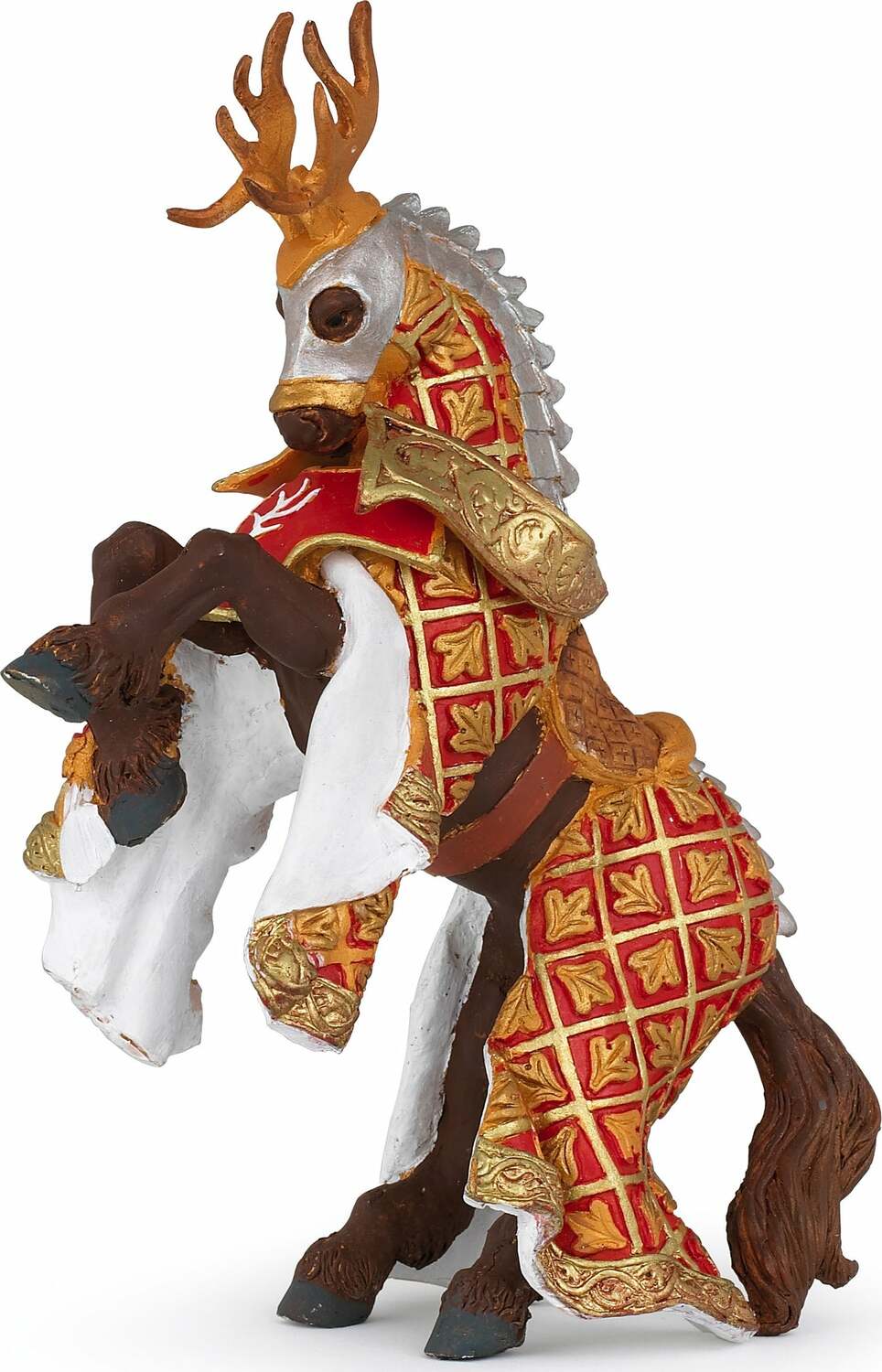 Papo Stag Knight Horse Red (Weapons Masters)