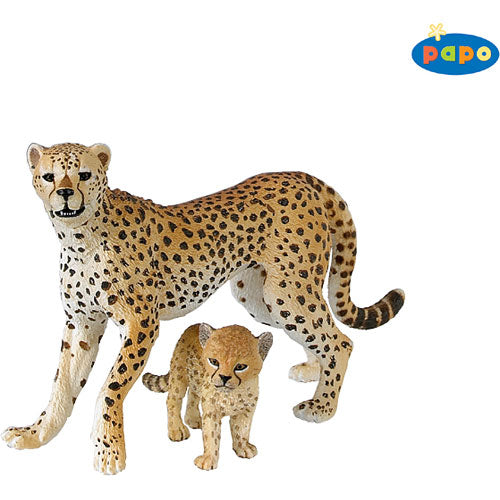Cheetah With Cub
