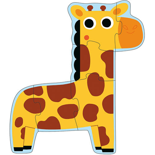 Djeco In the Jungle 4 Puzzles 3,4,5,6pcs