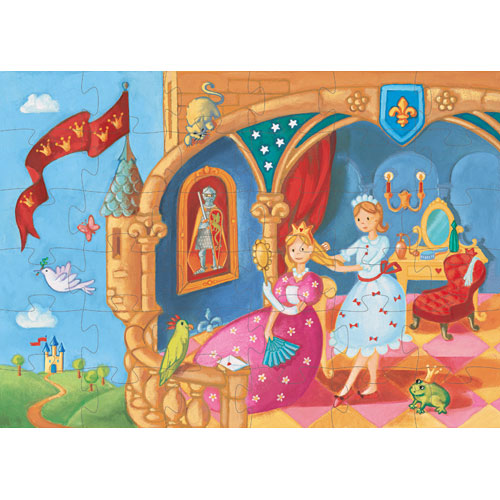 Djeco Princess and Frog Puzzle 36pcs- Catalog 2012