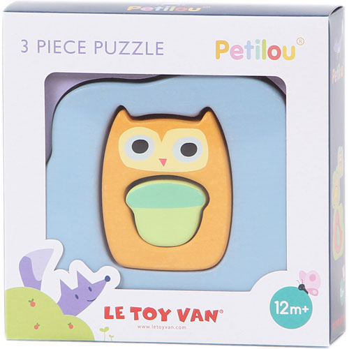 Owly Woo 3 Piece Puzzle