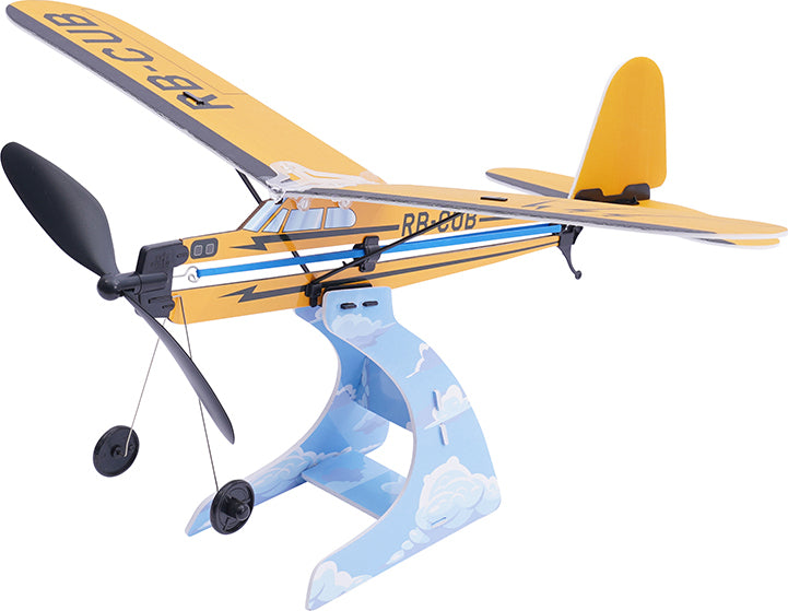 Rubber Band Airplane Science - J-3 Cub