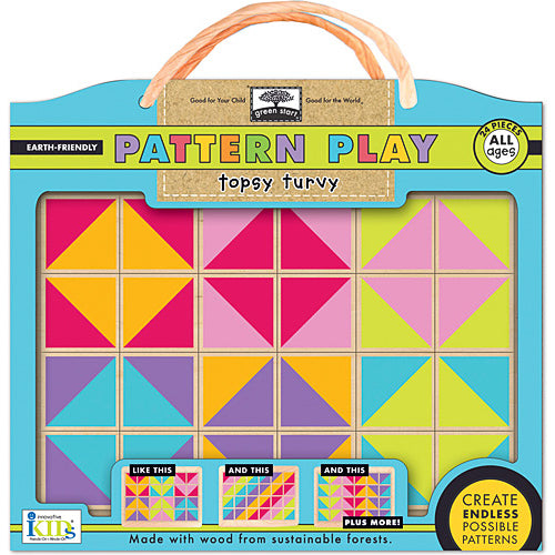 Green Start Pattern Play Puzzles: Topsy Turvy