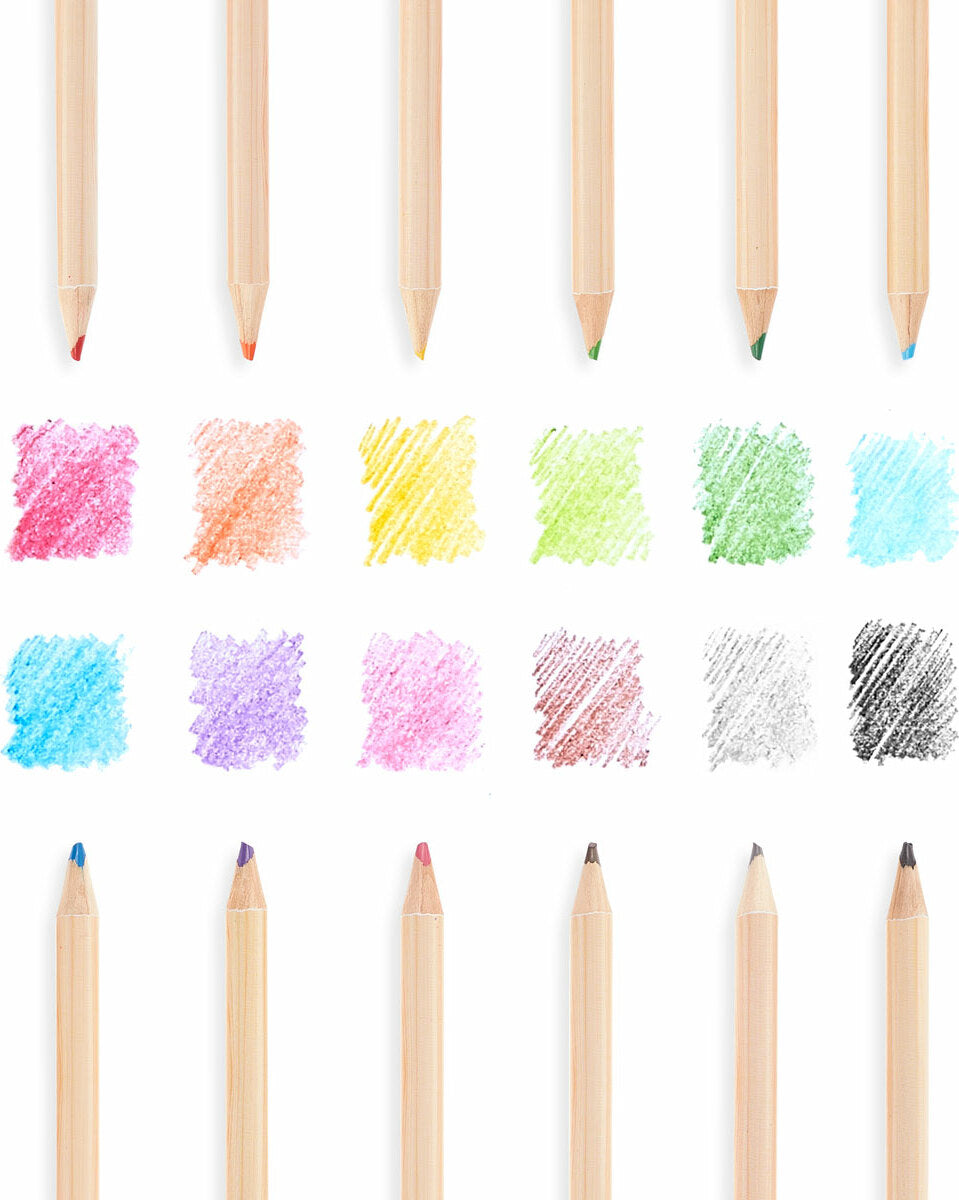 Unmistakeables Erasable Colored Pencils (set Of 12)