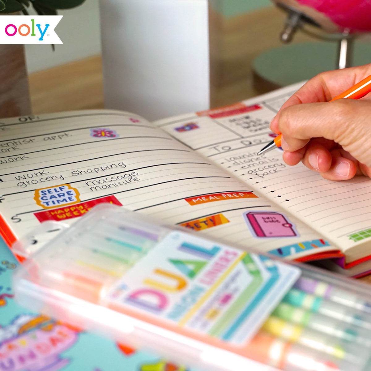 Neon Style Writers Ballpoint Pens