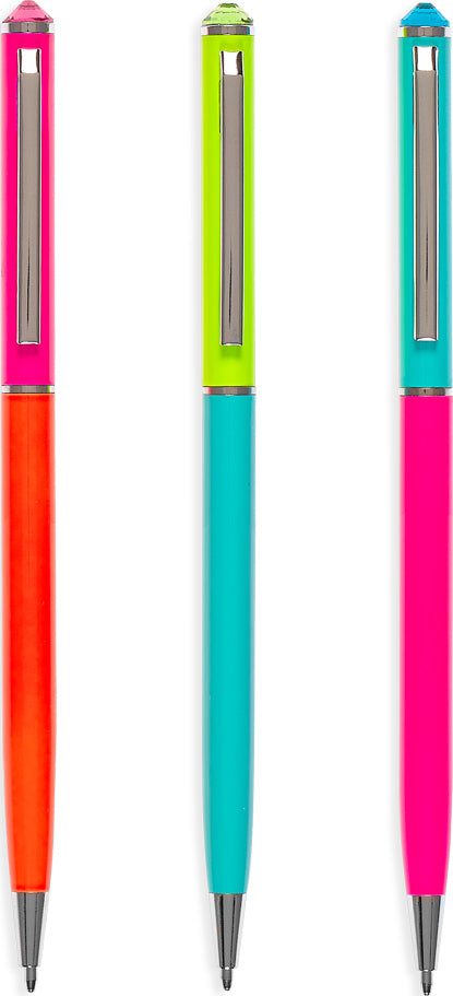 Neon Style Writers Ballpoint Pens