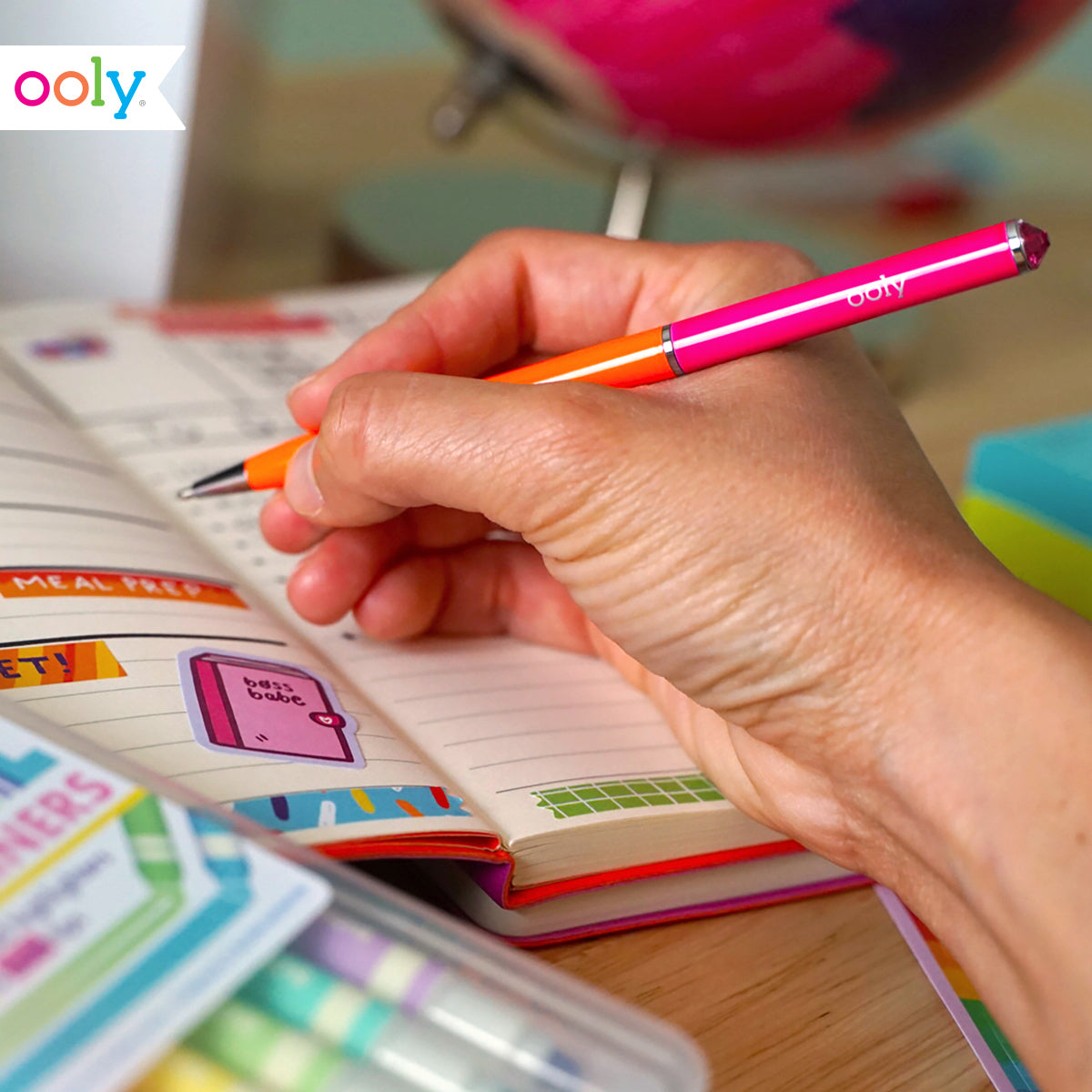 Neon Style Writers Ballpoint Pens