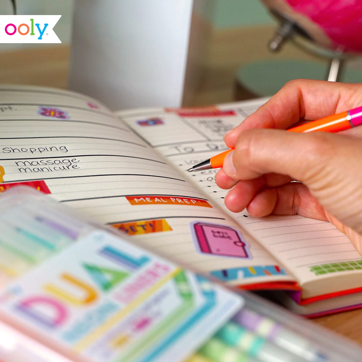 Neon Style Writers Ballpoint Pens