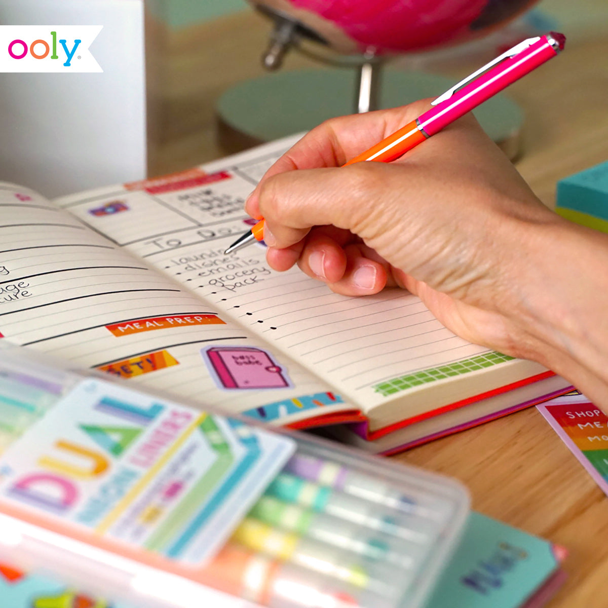 Neon Style Writers Ballpoint Pens