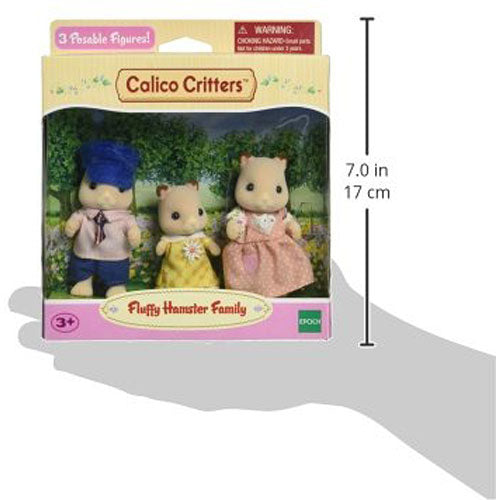 Calico Critters Fluffy Hamster Family Toy