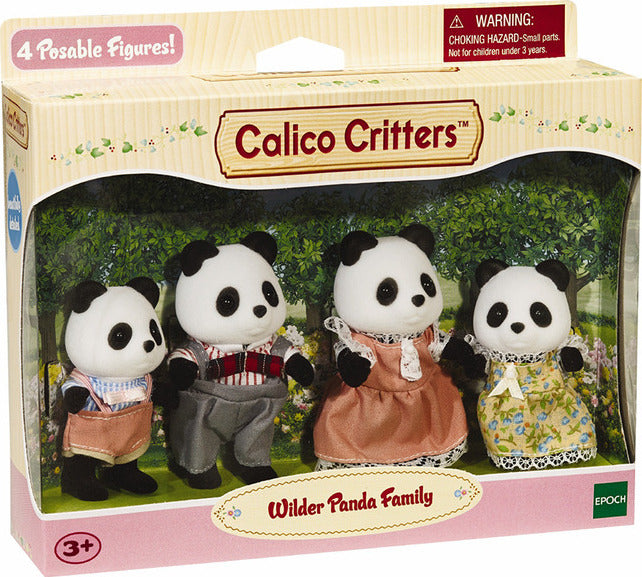 Calico Critters Wilder Panda Bear Family