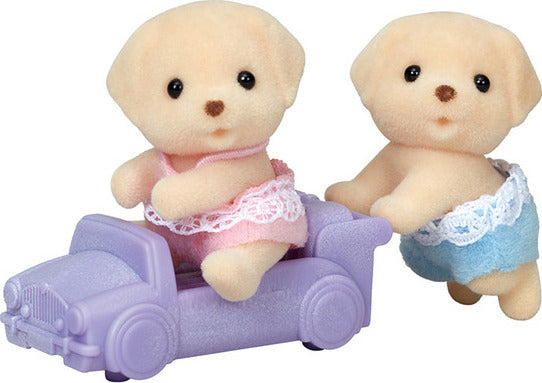 Calico Critters Yellow Lab Twins