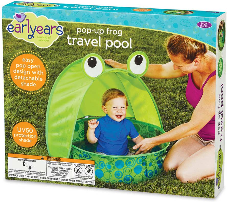 Pop Up Frog Travel Pool