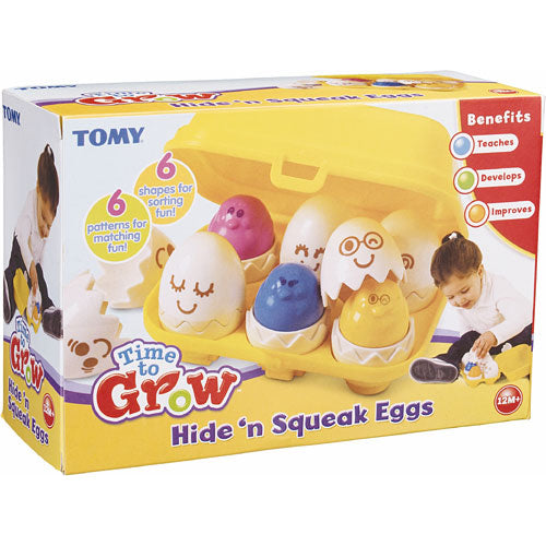 Hide N Squeak Eggs Tomy