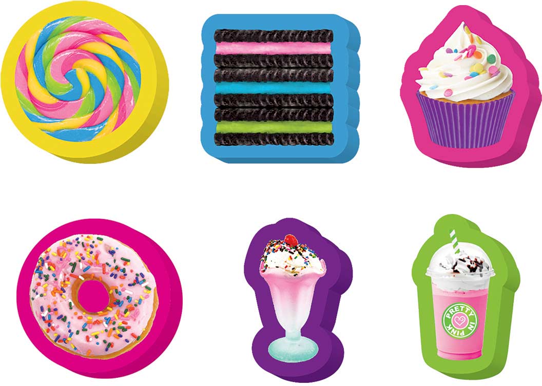 Sweets Mini Eraser Set