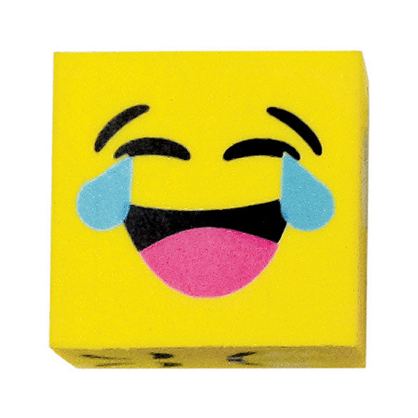 Emoji Cube Mini Eraser Set