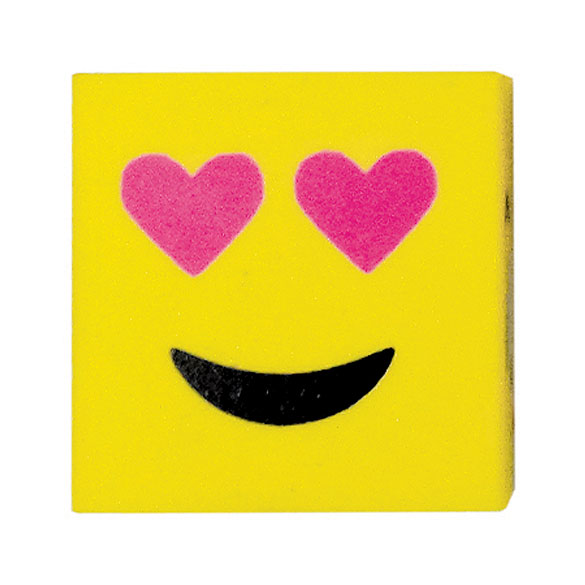 Emoji Cube Mini Eraser Set