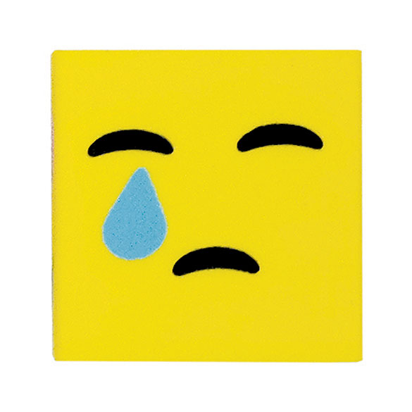 Emoji Cube Mini Eraser Set