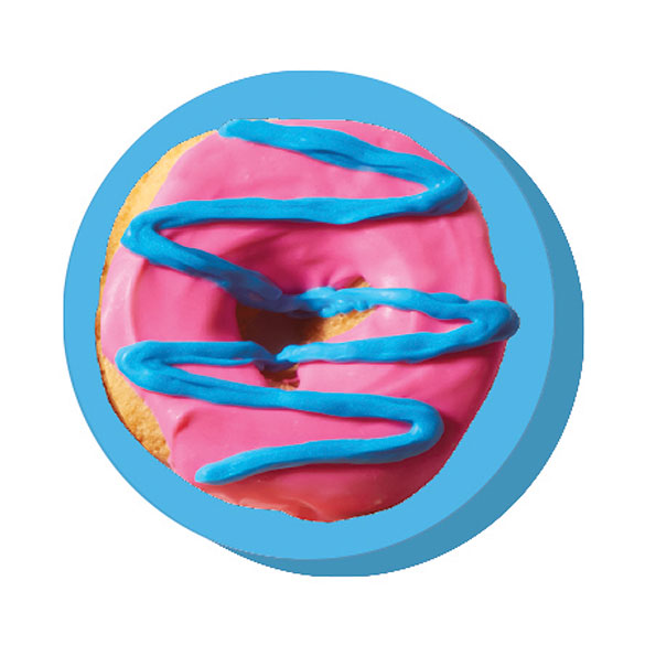 Assorted Donuts Mini Eraser Set