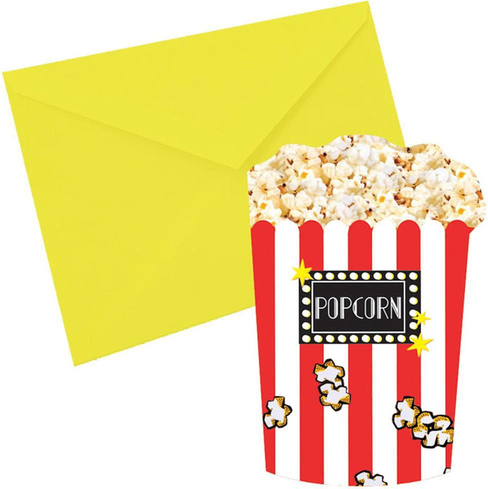 Popcorn Scented Note Card