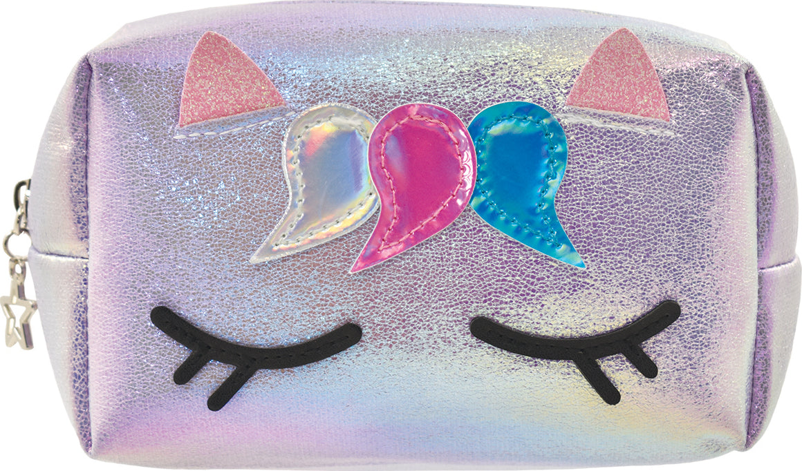Unicorn Iridescent Cosmetic Bag