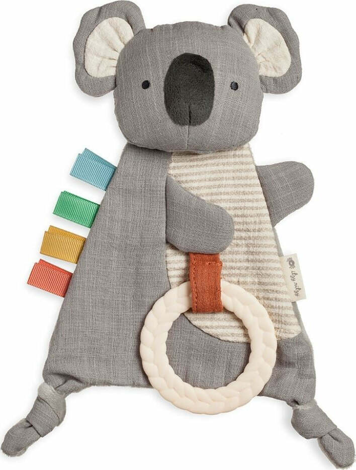 Bitzy Crinkle Sensory Crinkle Toy with Teether (Koala)